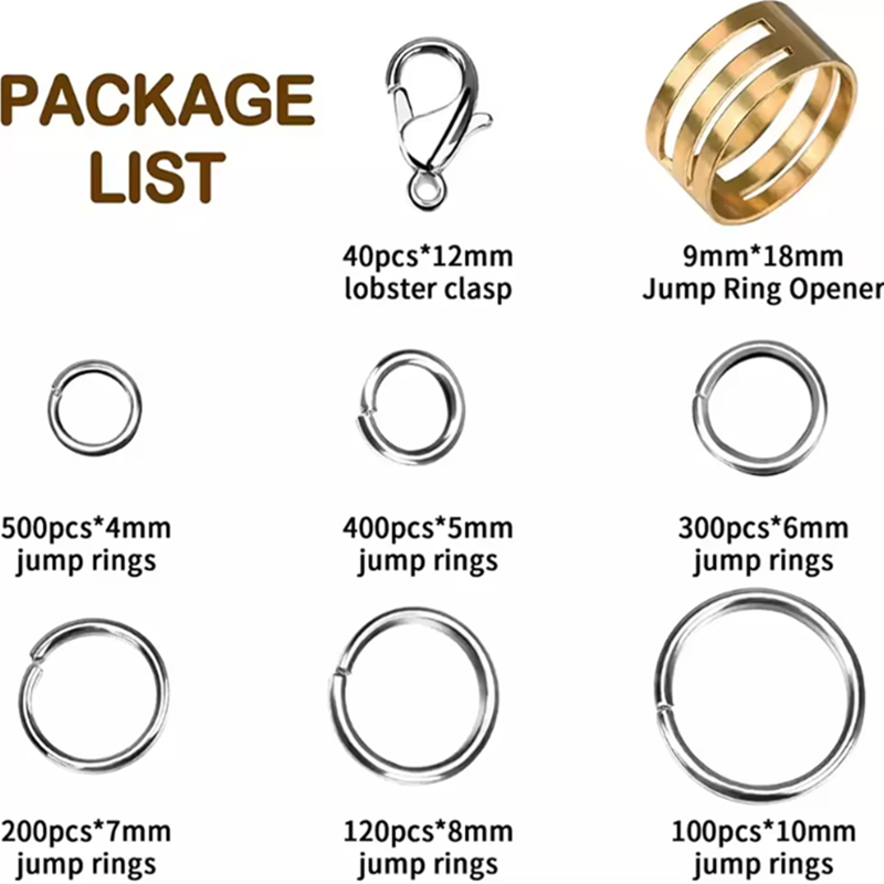 Buy Metal jump rings wholesale