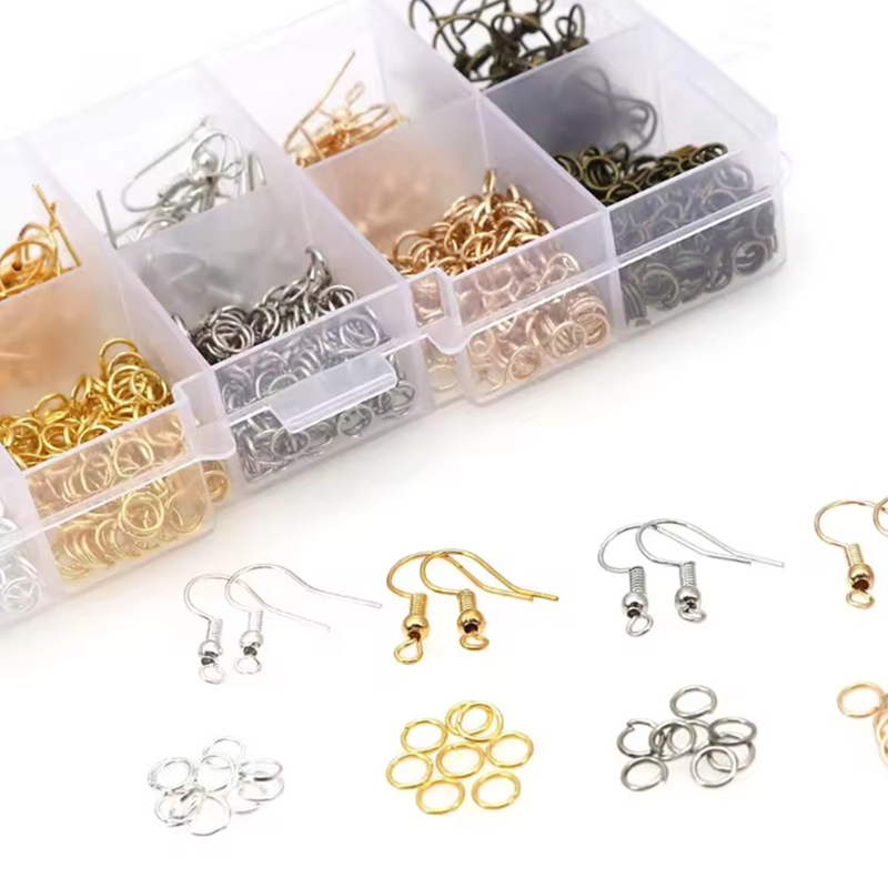 10 Grid Jewelry Findings Making Kits DIY Jewelry Starter Earhook Junp RIng Tools