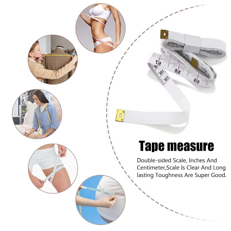 60Inch Soft Tape Measure Double Scale Craft Measurement Precision Measuring Tool