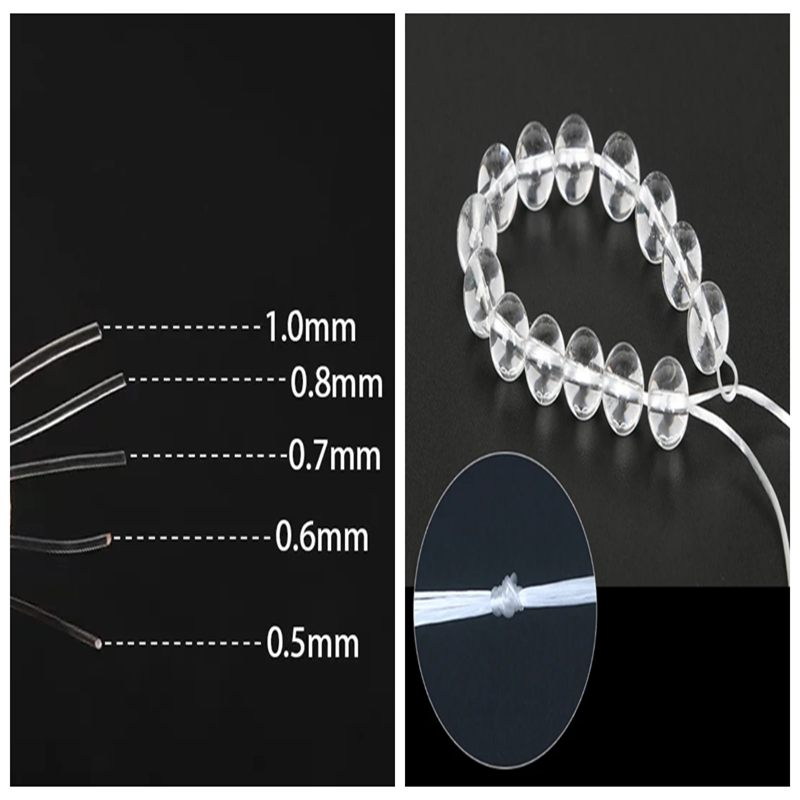 Transparent Stretchy Beading Thread Nylon Fibre Elastic Beaded Threads