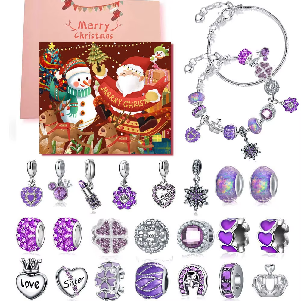 Charming Bracelet Making Kit Crystal Beads for Jewelry Making Christmas GIfts