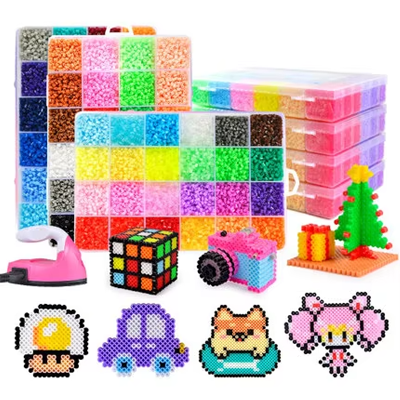 5mm Hama Beads Fuse Beadbone Pegboards DIY Making Puzzle Patterns Perler Beads