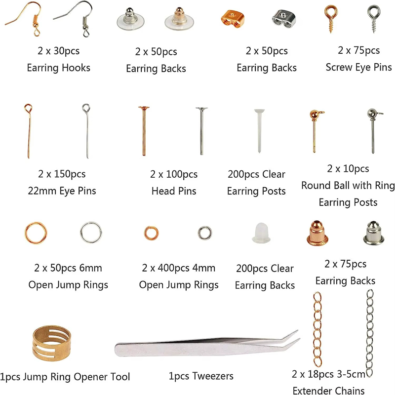 Earring Making Kit DIY Earring Making for Beginners Crafters Jewelry Making Kits