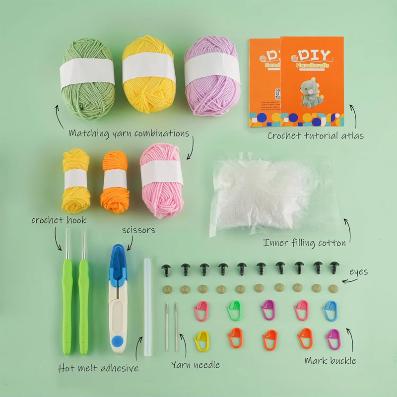 DIY crochet doll kit