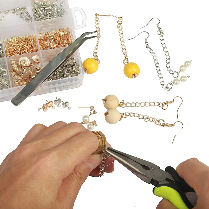 Earring Making Kit DIY Earring Making for Beginners Crafters Jewelry Making Kits