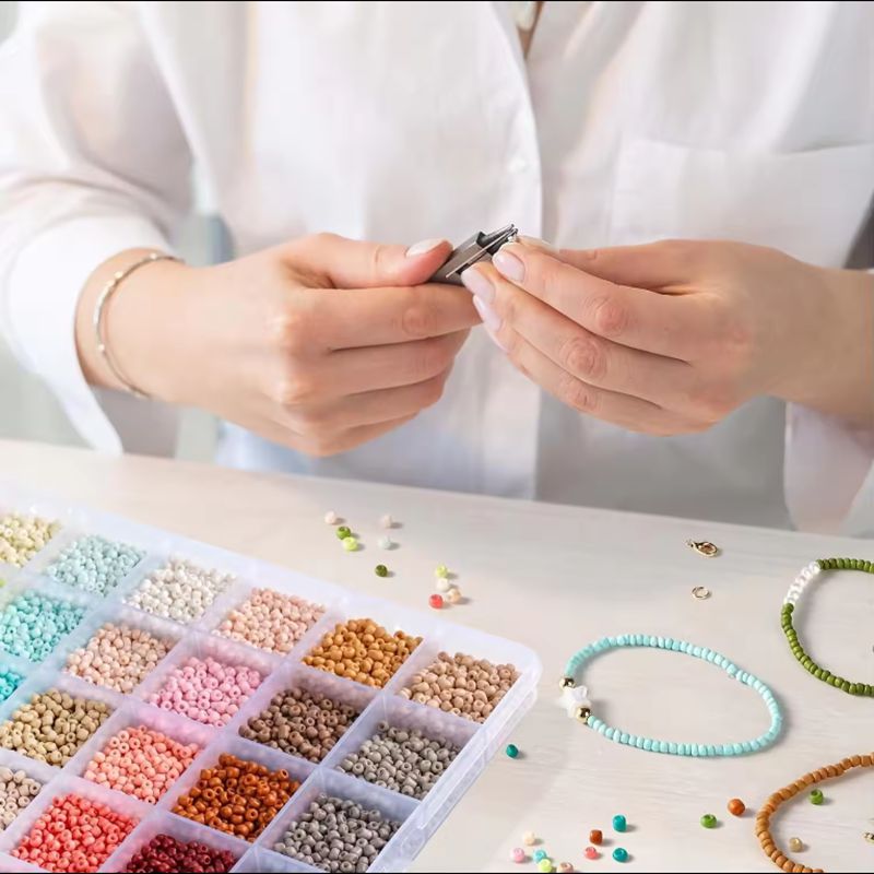 320 g Glass Seed Beads 24 Colors Suitable Beginner DIY Hobby Jewelry Making Kits