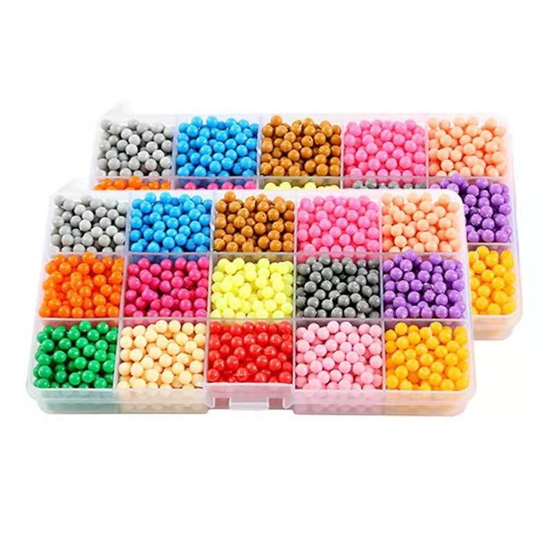 Spraying Water Beads Kit Kids Crafted Toys Hama Beads DIY Water Sticky Beads Set