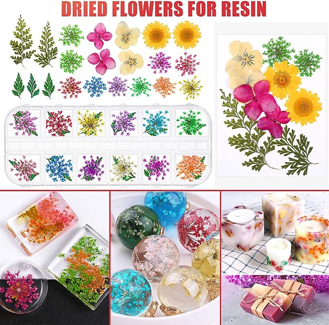 Resin Decoration Kits Beginners DIY Jewelry Making Accessories Dry Flower Crafts