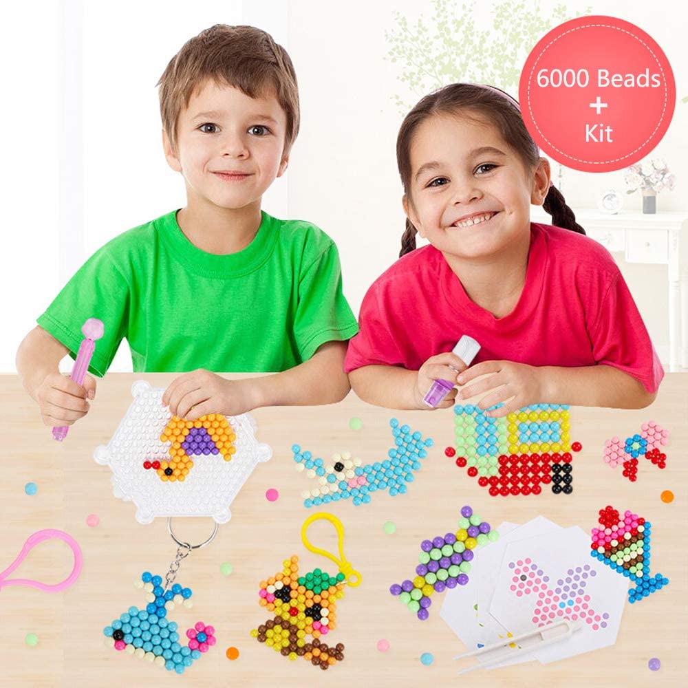 Spraying Water Beads Kit Kids Crafted Toys Hama Beads DIY Water Sticky Beads Set