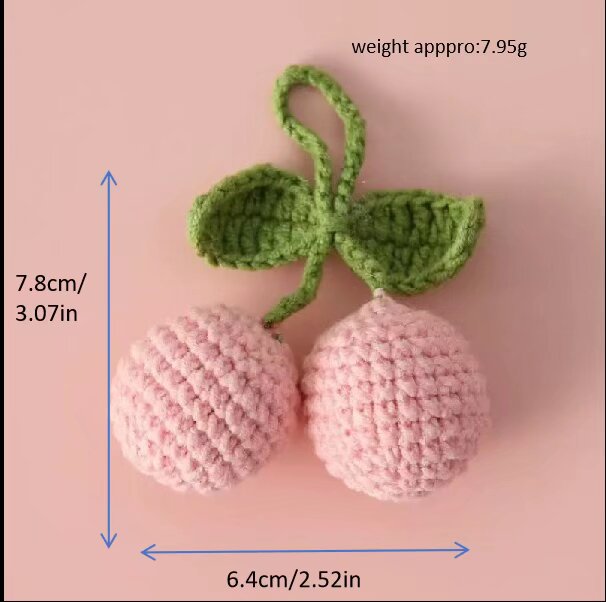 Mini Lychee Crochet Plush Pair