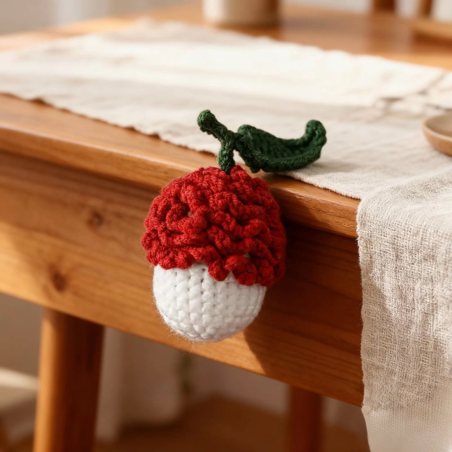 Mini Lychee Crochet Plush