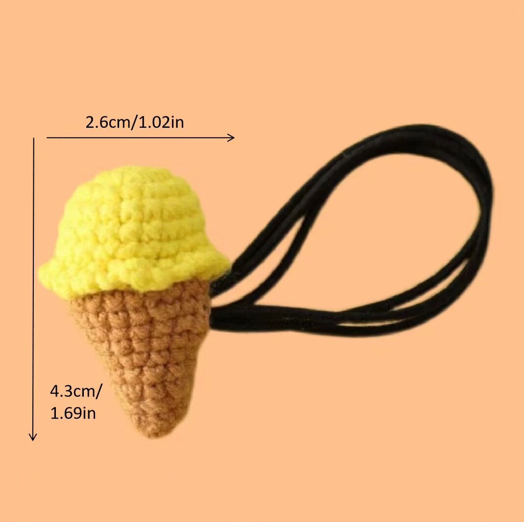 Kids Crochet Hair Tie Set