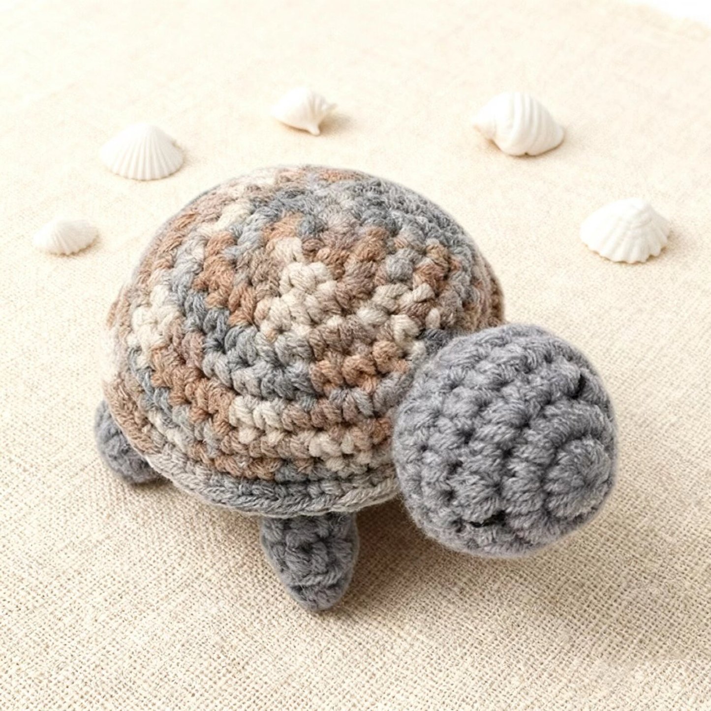Crochet Turtle Plush Amigurumi Doll