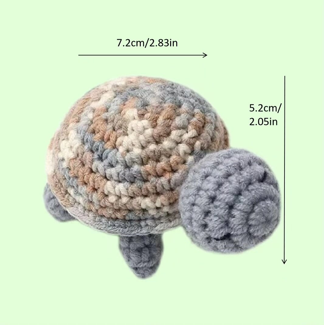 Crochet Turtle Plush Amigurumi Doll