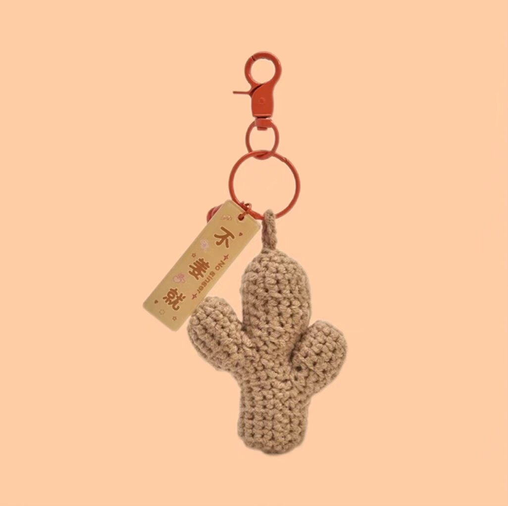 Ginger Garlic Crochet Pendant
