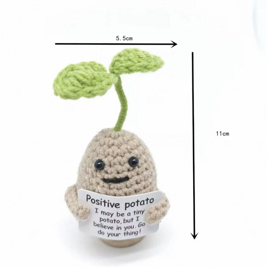 Positive Potato Crochet Plush