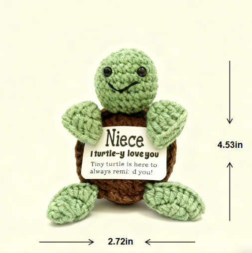 Crochet Turtle Plush Gift Doll