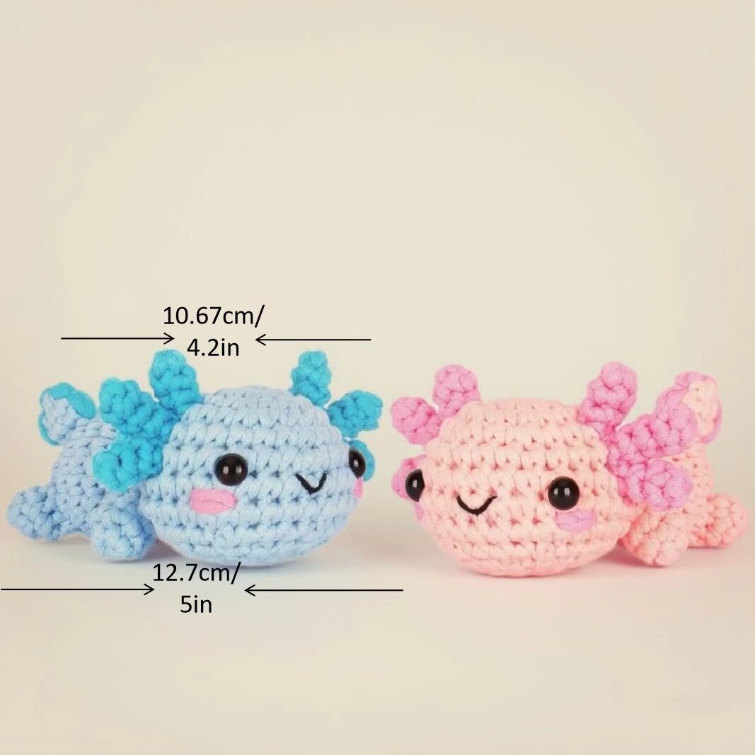 Hot Selling Craft Kit Knitted Salamander Doll DIY Crochet for Girls