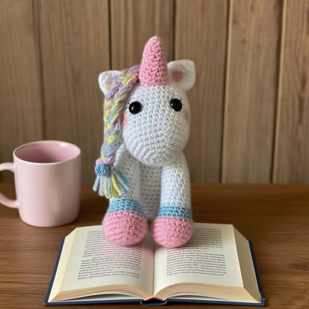 DIY Gentle Unicorn Amigurumi Crochet Set