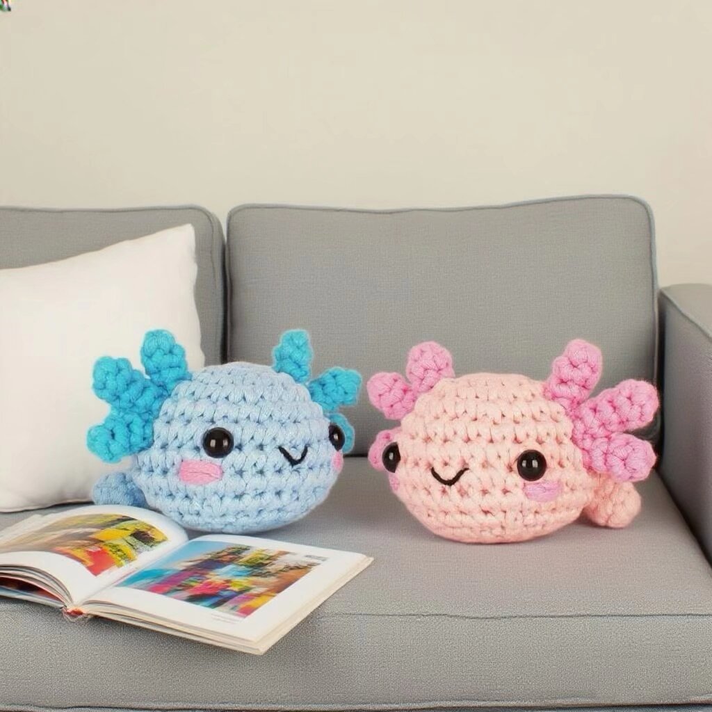 Hot Selling Craft Kit Knitted Salamander Doll DIY Crochet for Girls