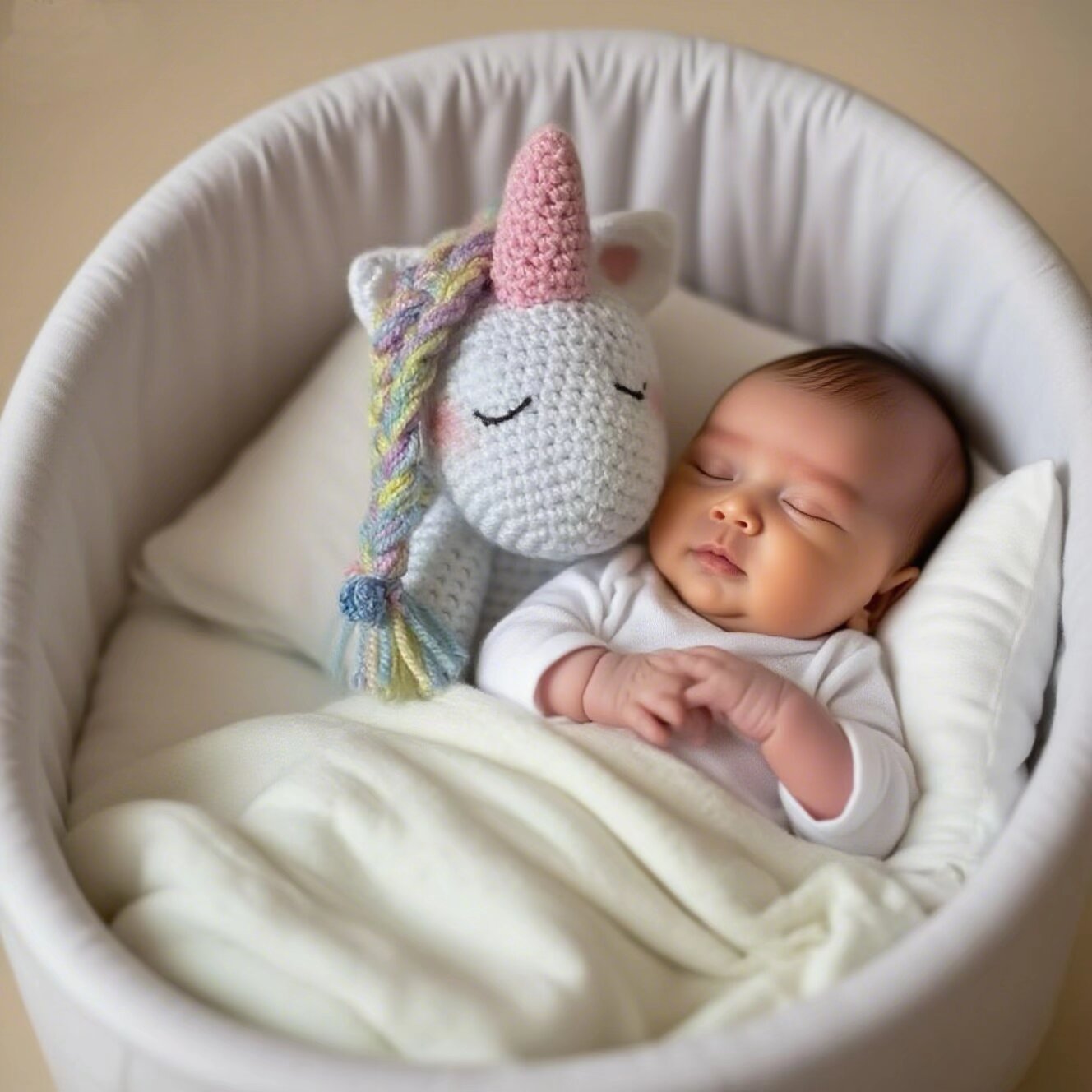 DIY Gentle Unicorn Amigurumi Crochet Set
