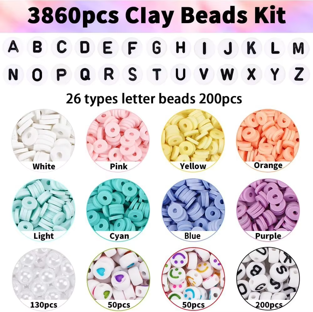 6mm Polymer Clay Kit For Girl Creative Diy Making Friendship Beading Craft Set