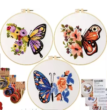 Cross Stitch Kit Starter Handwork Needlework Pattern Making DIY Embroidery Kit