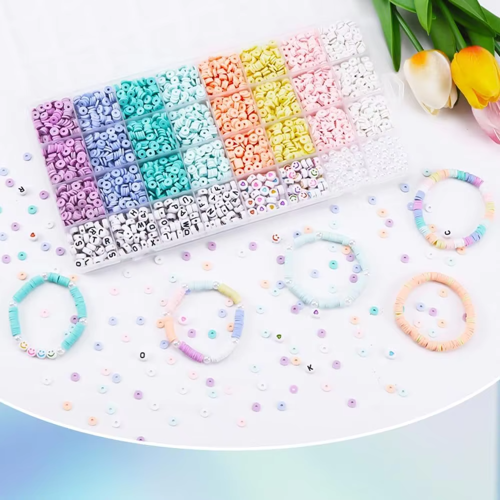 6mm Polymer Clay Kit For Girl Creative Diy Making Friendship Beading Craft Set