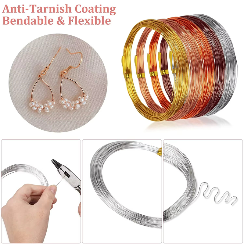 Copper Wire for Jewelry 20 Gauge Craft Jewelry Making Supplies Copper Beading wrapping wire for Jewelry Making