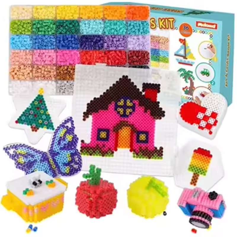 24Colors 5mm Hama Beads Children is DIY Gift Plastic Beads Toy Ironing Bead Sets