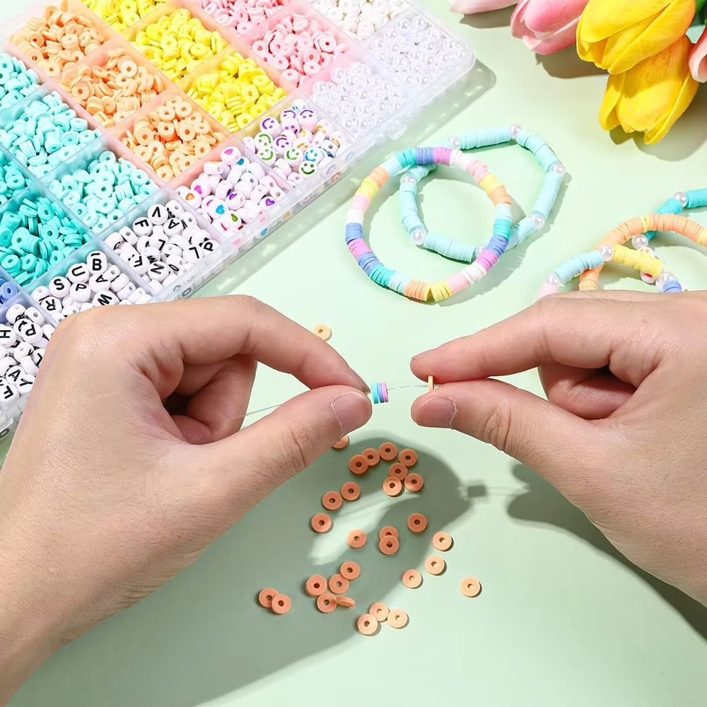 6mm Polymer Clay Kit For Girl Creative Diy Making Friendship Beading Craft Set