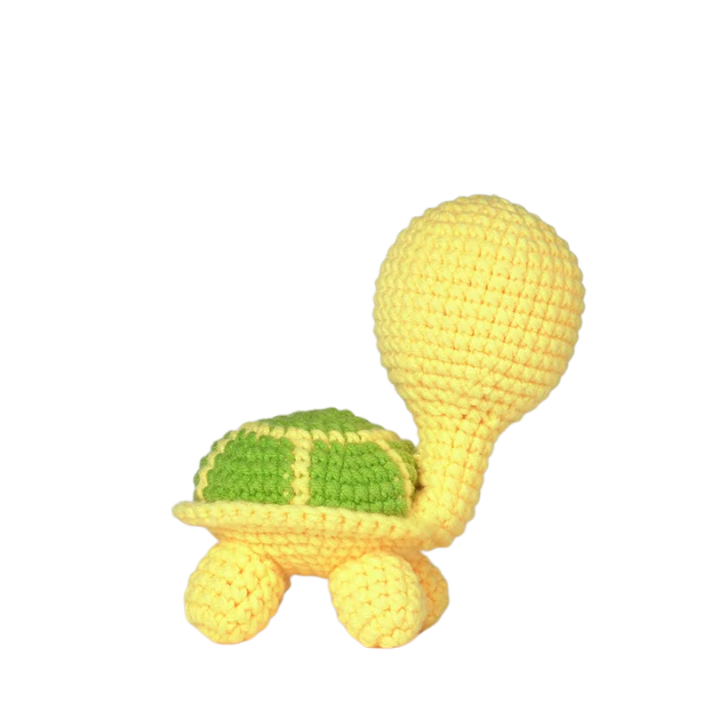 New Arrival Crochet Animal Kit English Instruction Beginners DIY Knitting Standing Turtle Woobles Material Weaving Tool Pack Set