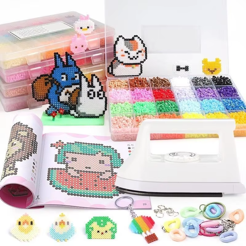 5mm Hama Beads Fuse Beadbone Pegboards DIY Making Puzzle Patterns Perler Beads