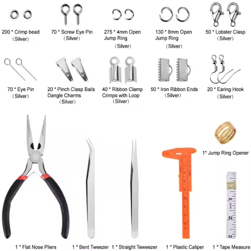 Factory-Made Earring Jewelry Making Accessories – Complete Supplies Kit