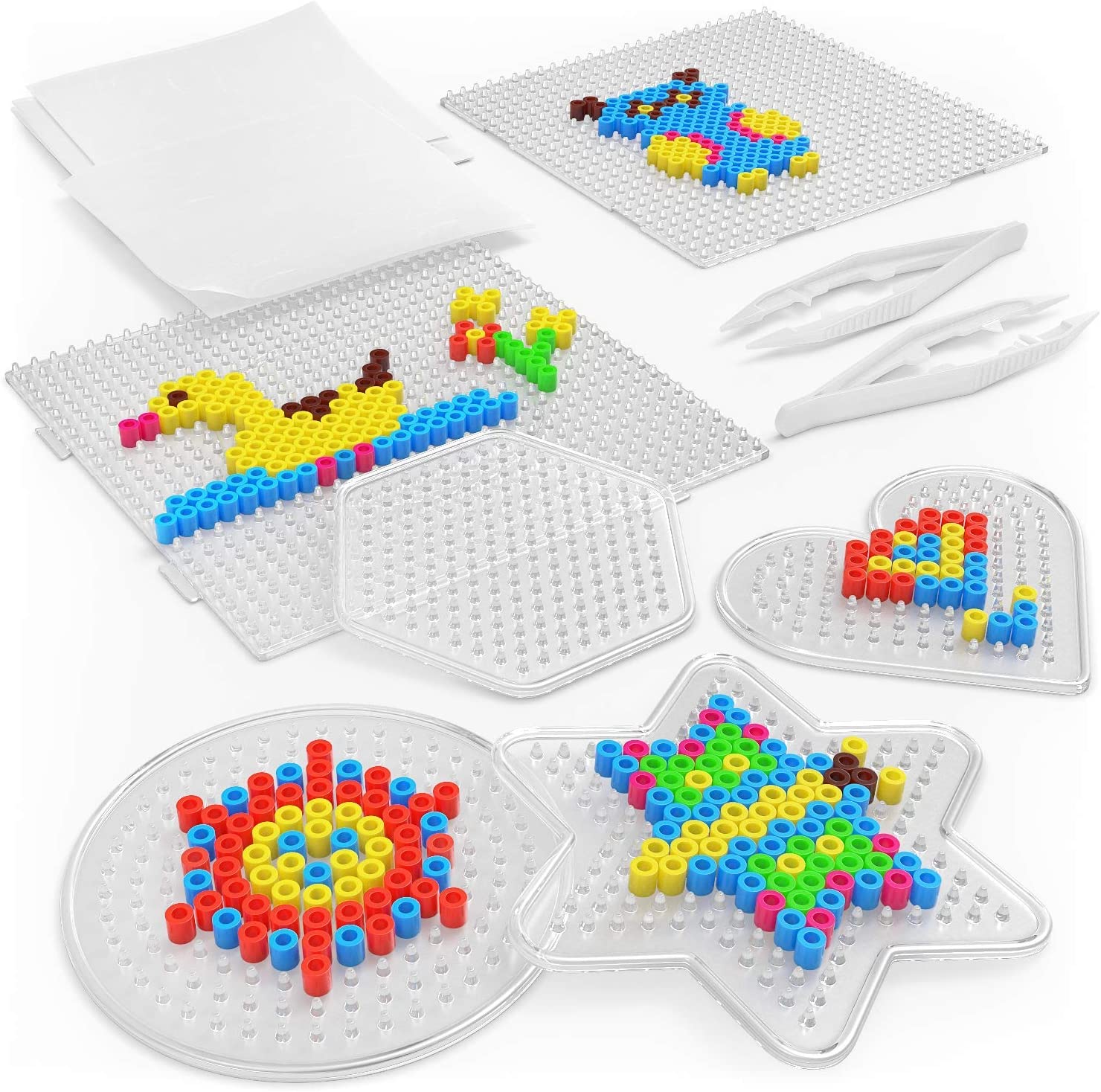 Plastic Perler Bead Set 2.5&5mm Hama Bead Cartoon Style for Kid DIY Crafted Toys