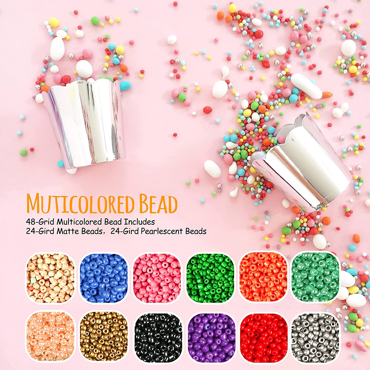 Wholesale Colorful Seed Mini Beads Set DIY Jewelry Make Girls Jewelry Making Kit