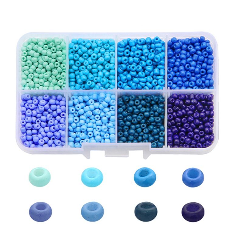 2 3 4mm Seed Bead Kits Girls DIY Jewellery Making Necklace Bracelet Earrings Set