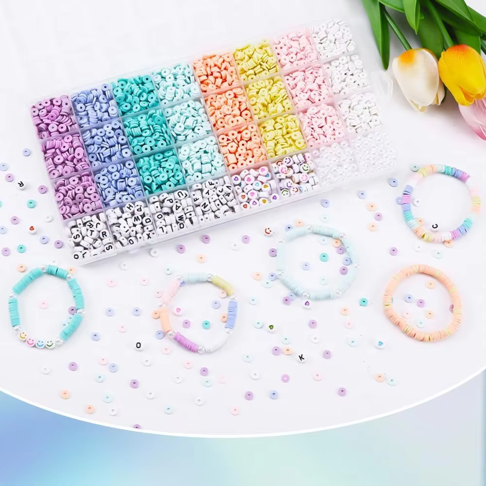 6mm Polymer Clay Kit For Girl Creative Diy Making Friendship Beading