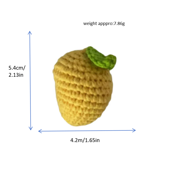 Mini Mango Crochet Plush