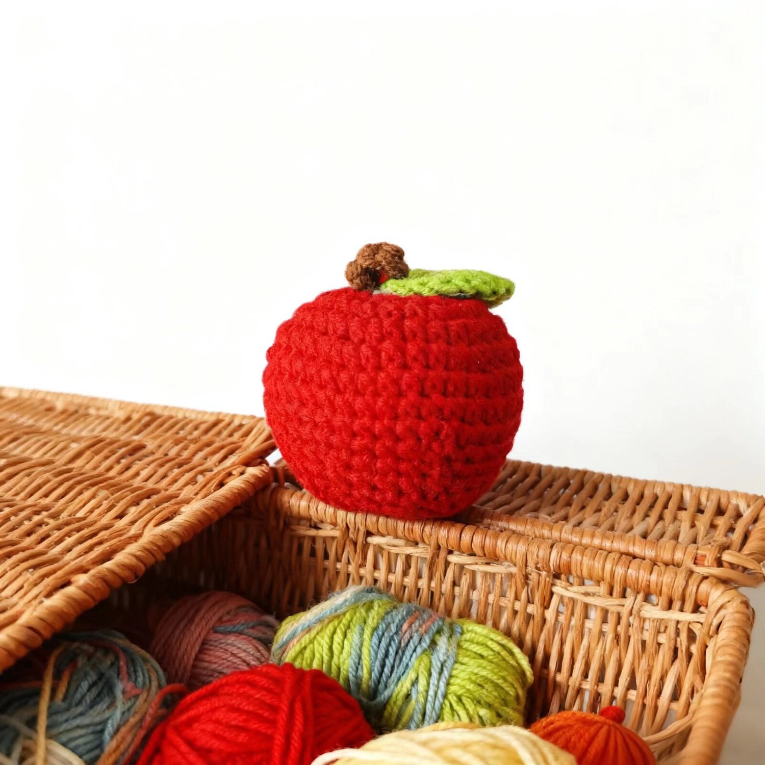 Mini Apple Crochet Plush