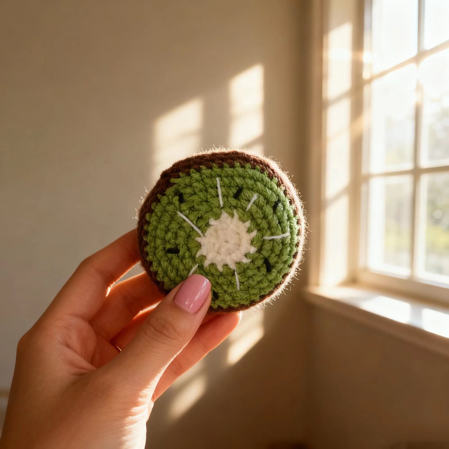 Mini Kiwi Crochet Plush