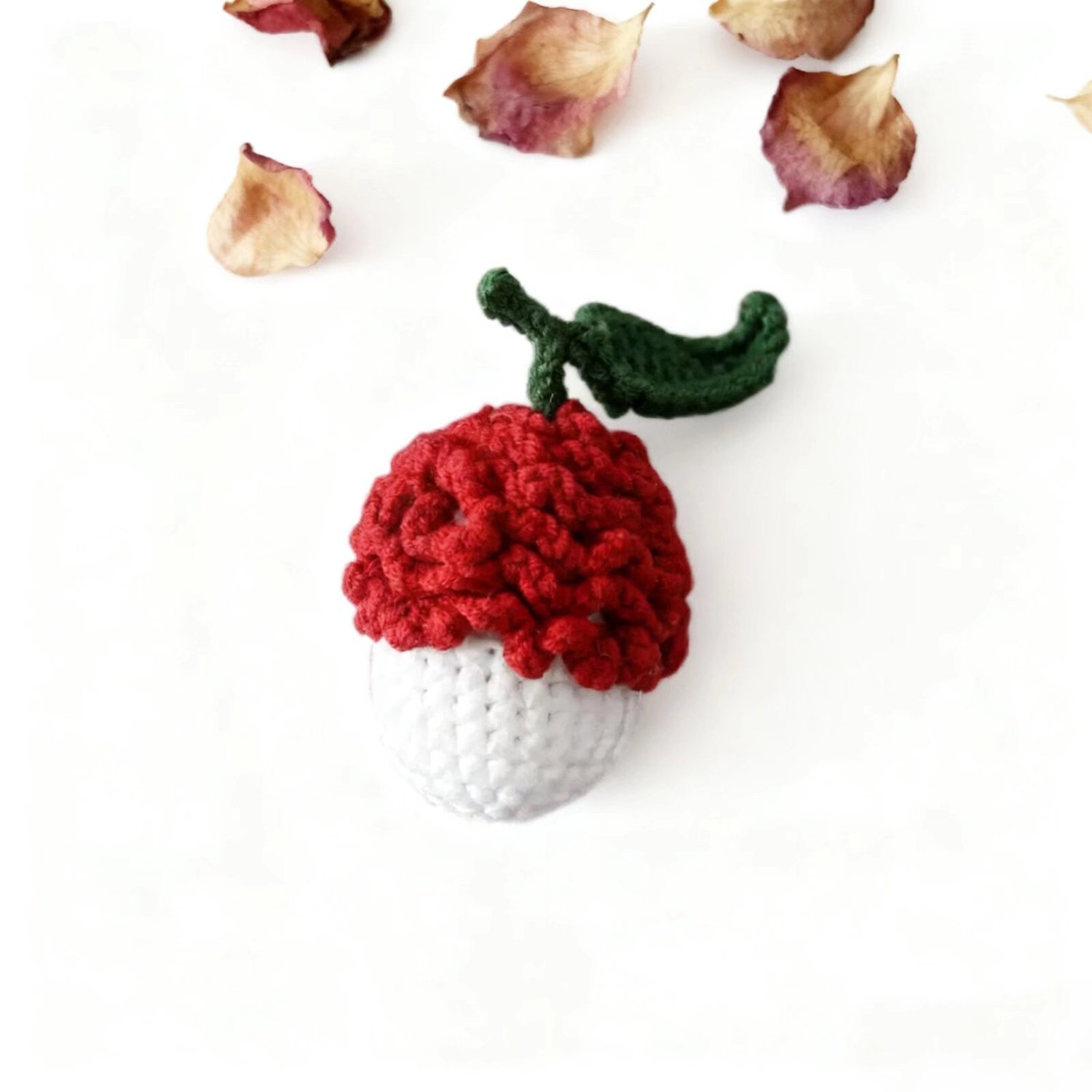 Mini Lychee Crochet Plush