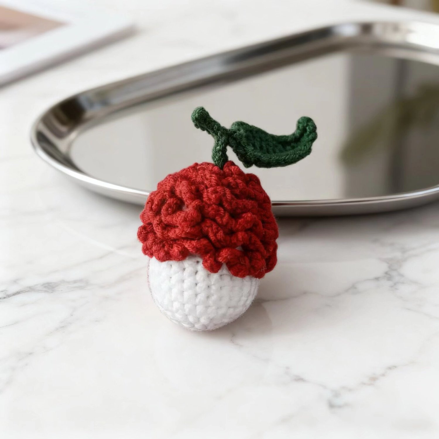 Mini Lychee Crochet Plush