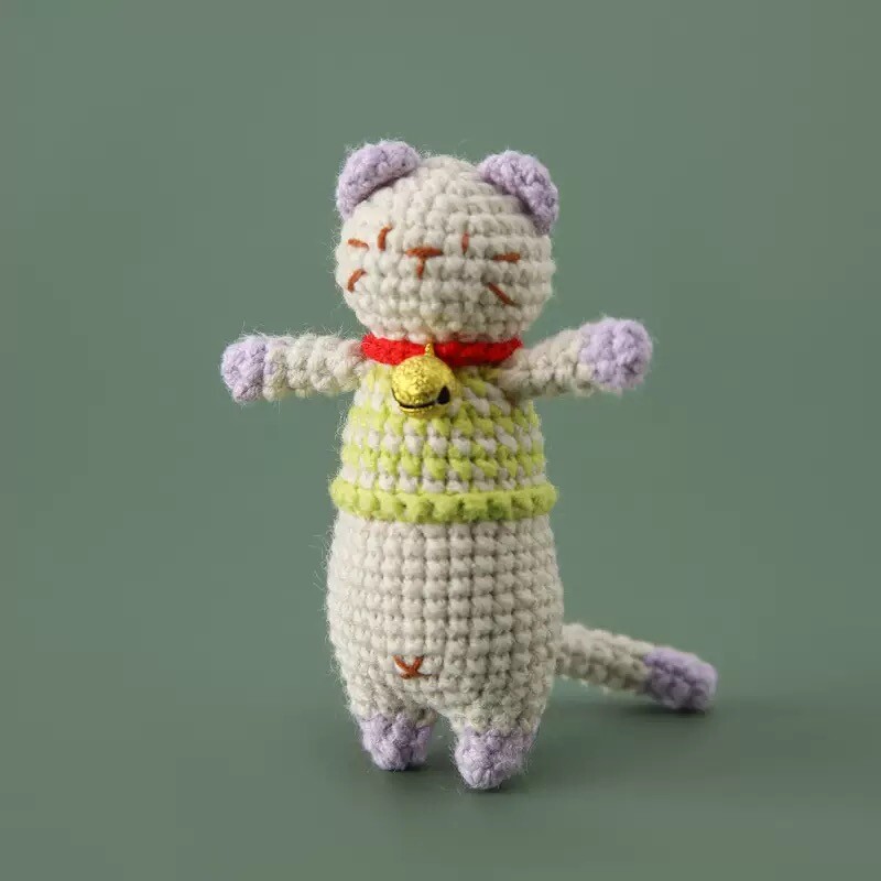 Crochet Cat Doll Plush