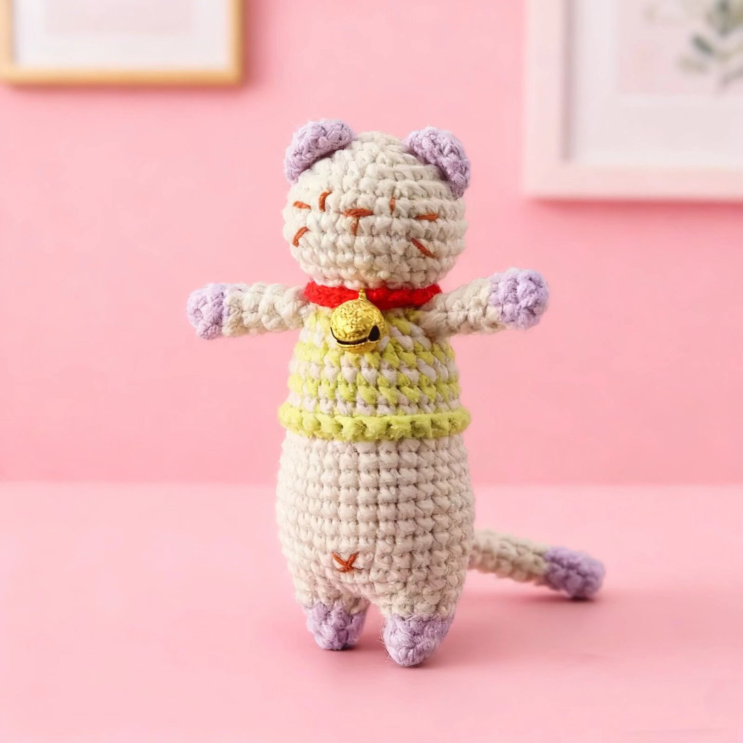 Crochet Cat Doll Plush