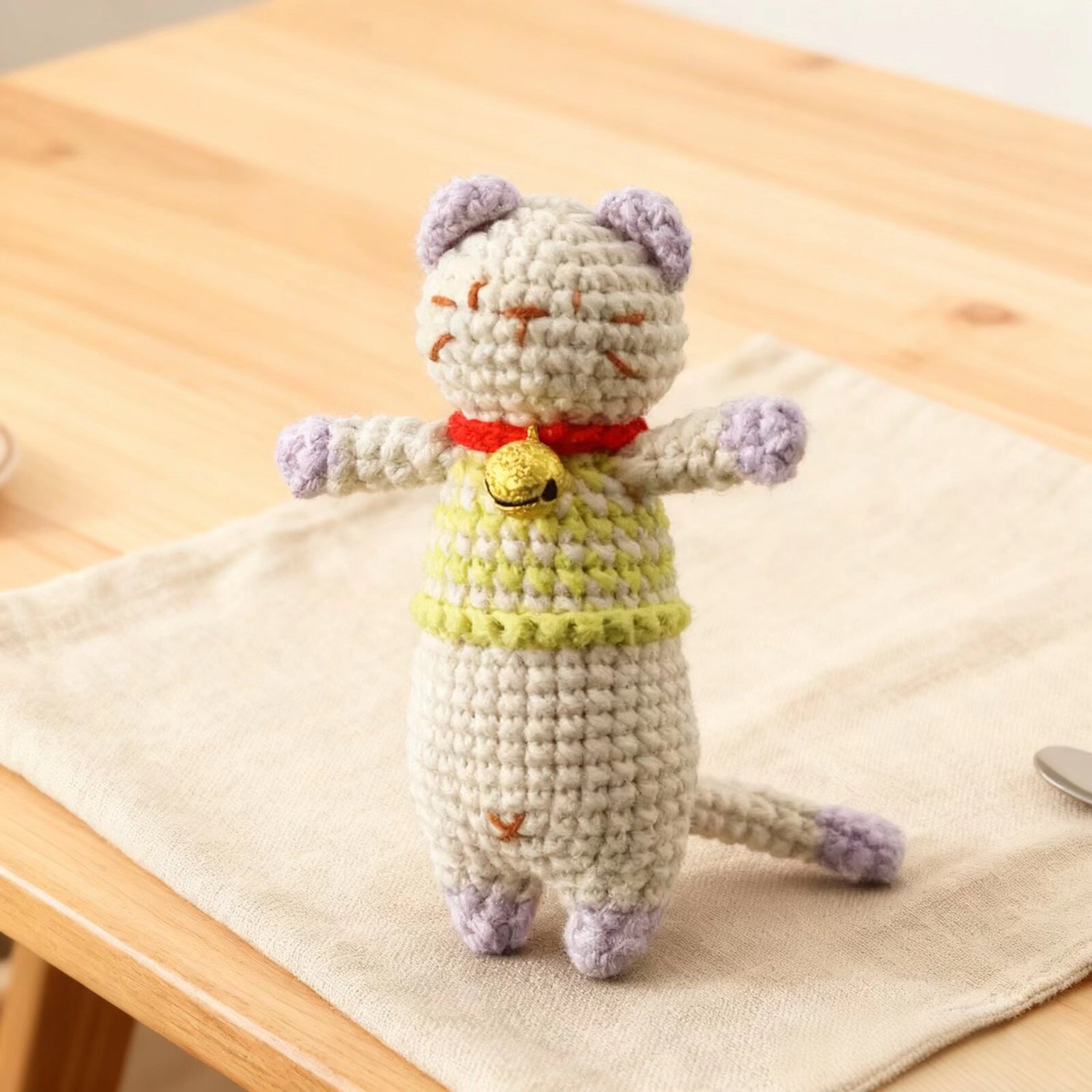 Crochet Cat Doll Plush
