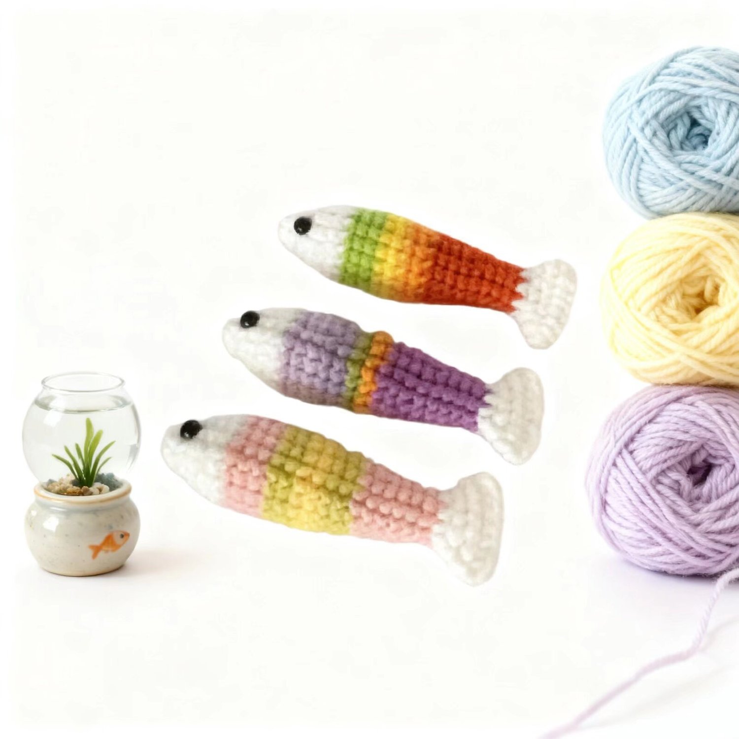 Crochet Fish Plush Toy