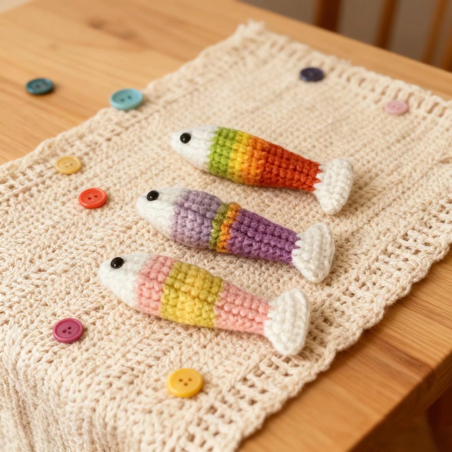 Crochet Fish Plush Toy