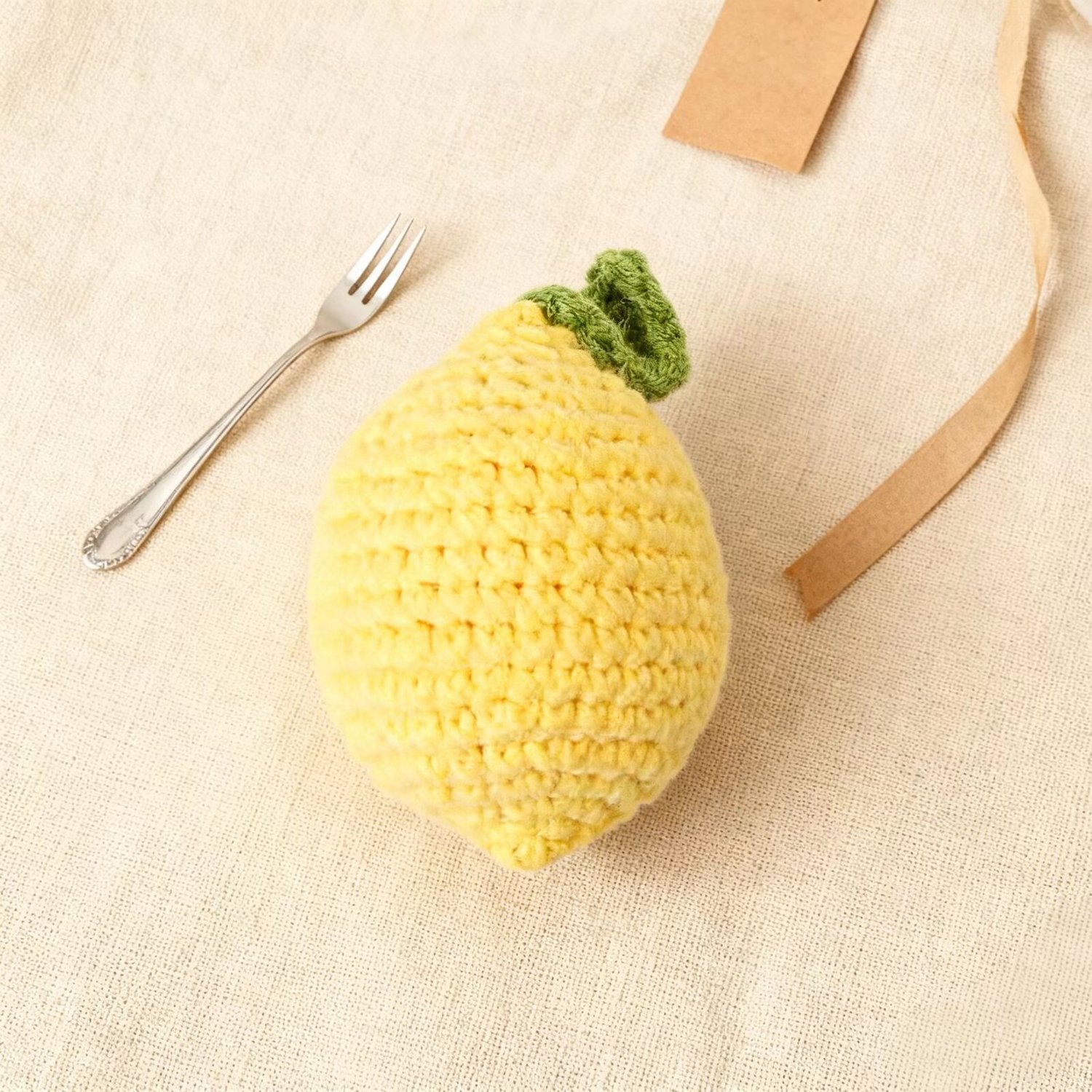 Mini Lemon Crochet Plush