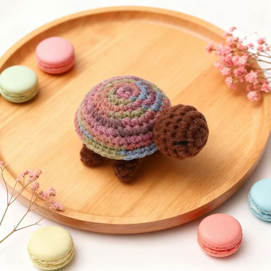 Crochet Turtle Amigurumi Decor Doll